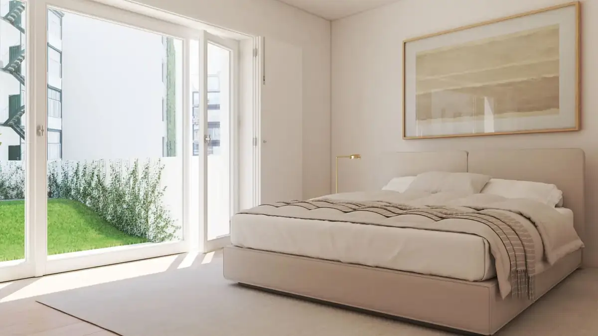 Suite com acesso ao jardim no Andaluz 11