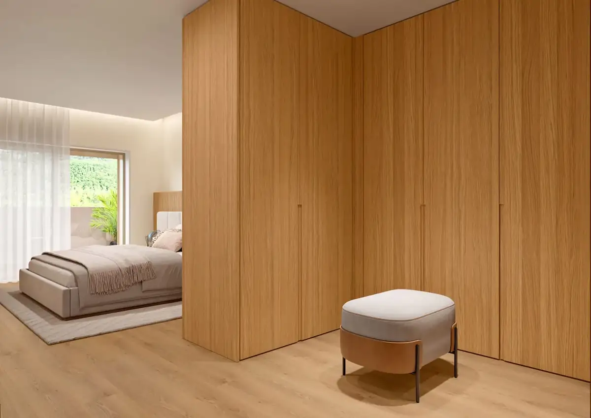 Suite e closet no Varandas do Moinho