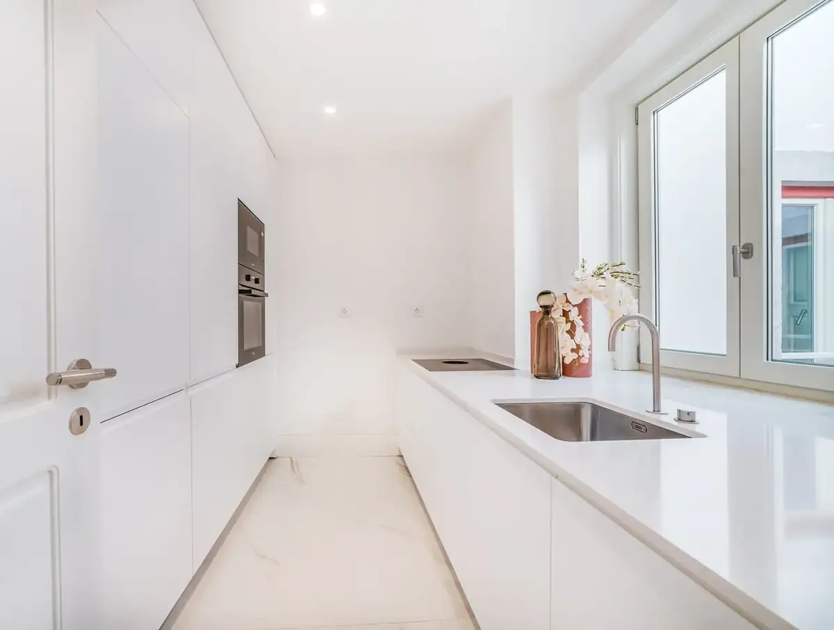 Cozinha de apartamento na Villa dos Coches